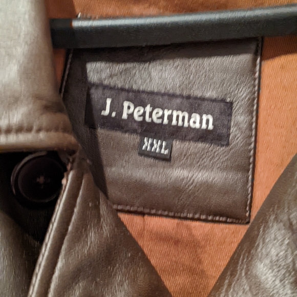J. Peterman long leather trench coat XXL - Picture 3 of 6